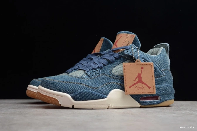 Rep x 4 Air Jordan Levi's Nike Denim AO2571-401 0811